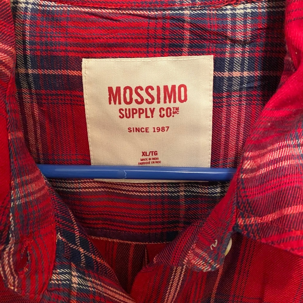 Mossimo Red Flannel - Picture 2 of 3